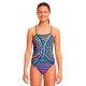 Junior 1 Piece Swimsuit FUNKITA Strapped Tribal Revival