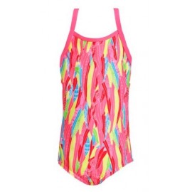 Children's 1 Piece Swimsuit FUNKITA Belted Frill Flower Bed