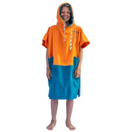 Poncho All-In Kid Tiger Orange Navy