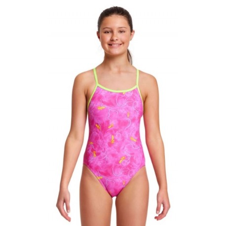 FUNKITA Single Strap Love Lights Junior 1 Piece Swimsuit