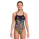 Junior FUNKITA Single Strap Macaw Magic 1 Piece Swimsuit