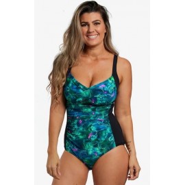 Maillot De Bain 1 Pièce FUNKITA Ruched Fyto Polar Lights