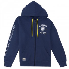 Sweat Zip Capuche Enfant Stered Aventurier des Mers Marine