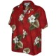 Chemise Hawaienne Pacific Légend Oahu Rouge