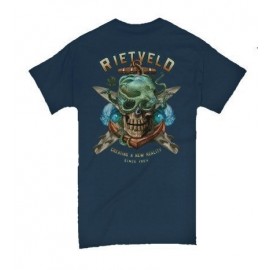 Men's Tee Shirt RIETVELD Octoskull Navy