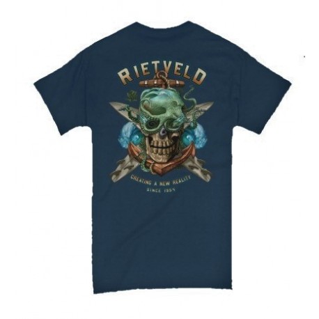 Tee Shirt Homme RIETVELD Octoskull Navy