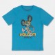 Junior Volcom Skele Flip Blue Drift T-Shirt