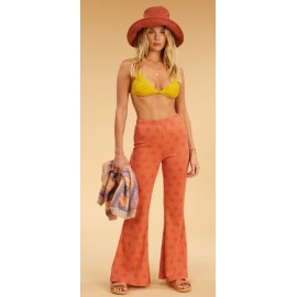 Pantalon Femme BILLABONG Flared Flowers Sippin Coconuts