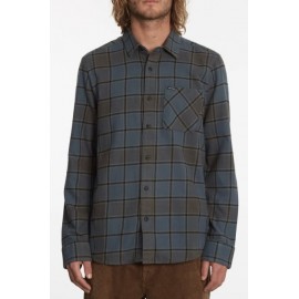 Men's Shirt VOLCOM Caden Plaid Marina Blue