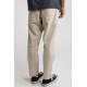 Men's linen trousers RHYTHM Essential Sunday Bone