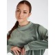 Women's Velvet Sweatshirt PROTEST Nxgcybele Mistygreen