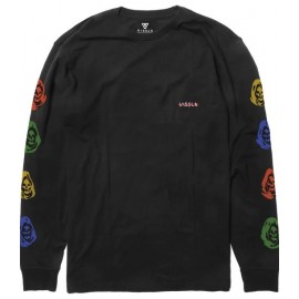 VISSLA Lost Souls Long Sleeve Tee Shirt Black