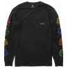 VISSLA Lost Souls Long Sleeve Tee Shirt Black