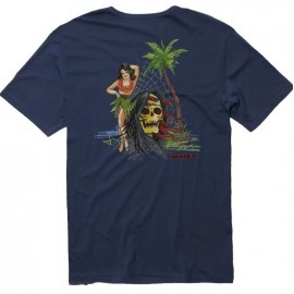 Tee Shirt VISSLA Hula Clash Organic Dark Denim