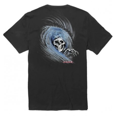 Tee Shirt VISSLA Reaper Organic Pocket Phantom