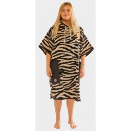 Poncho All-In T Bumpy Femme Dark Pink Zebra