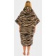 Poncho All-In T Bumpy Femme Dark Pink Zebra