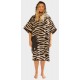 Poncho All-In T Bumpy Femme Dark Pink Zebra