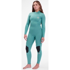 Combinaison Femme Billabong Synergy Back Zip 5/4mm Marine