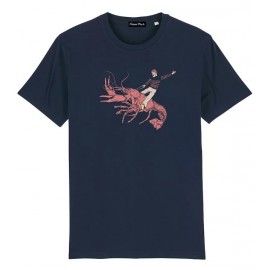 Tee Shirt Homme OCEAN PARK Homard Bleu