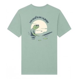 Men's Tee Shirt OCEAN PARK Les Dents De La Mare Green Aloe