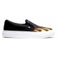 Chaussure DC Junior Manual Slip On Black Flames