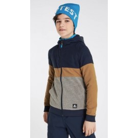 Junior Fleece Zip Boy PROTEST Prtbob Jr Deep Ocean