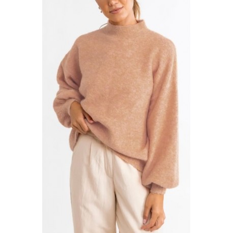 Women's Sweater RHYTHM Golden Age Peach