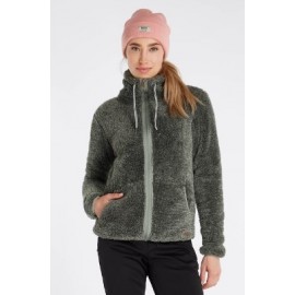 Sweat Polaire Femme PROTEST Riri Misty Green