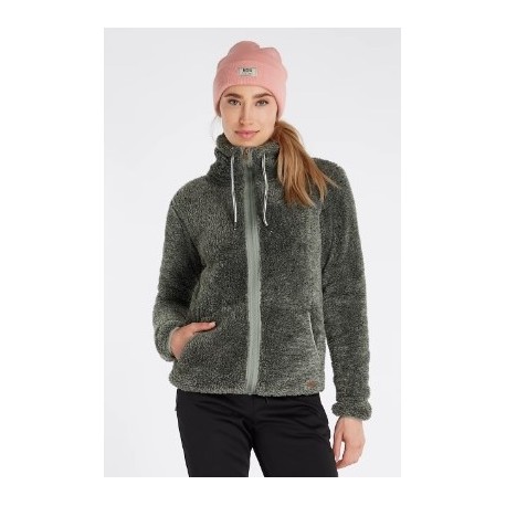 Sweat Polaire Femme PROTEST Riri Misty Green