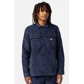 Chemise Velours DICKIES Higginson Bleu Marin