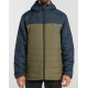 BILLABONG Men's Surf Check Puffer Down Jacket