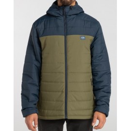 BILLABONG Men's Surf Check Puffer Down Jacket