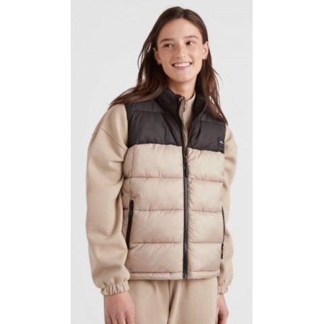 O'NEILL Women's Crockery Color Block Sleeveless Down Jacket