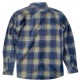 VISSLA Eco Zy LS Polar Flannel Dark Denim Fleece Shirt