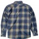 Junior Fleece Shirt VISSLA Eco Zy Polar Flanel Dark Denim