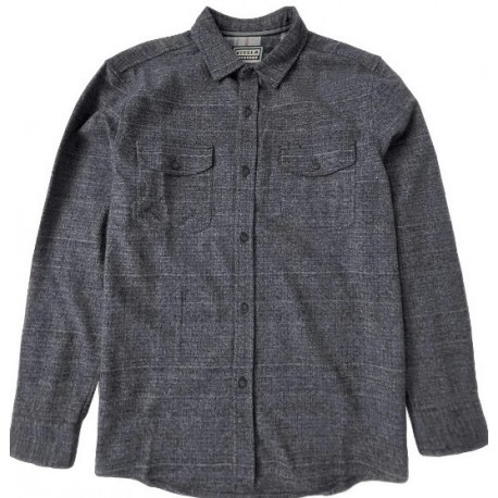 Men's Shirt VISSLA Creators Norte Eco Flannel Dark Naval