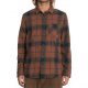 Men's Shirt VOLCOM Caden Mocha Plaid