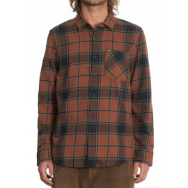 Men's Shirt VOLCOM Caden Mocha Plaid