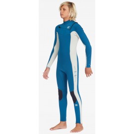 Billabong Junior Wetsuit Absolute Chest Zip 5/4mm Lagoon