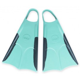 Orca Bodyboard Fins Turquoise Grey