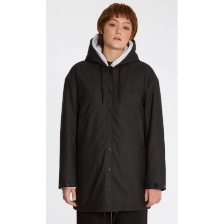 Women's Waterproof Coat VOLCOM Rain Dead Black