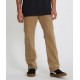 VOLCOM Solver 5 Pocket Khaki Velvet Pants