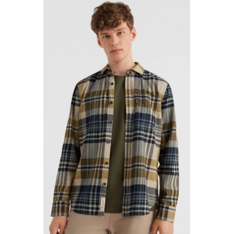 Chemise Flannel Homme O'NEILL Beige Plaid check