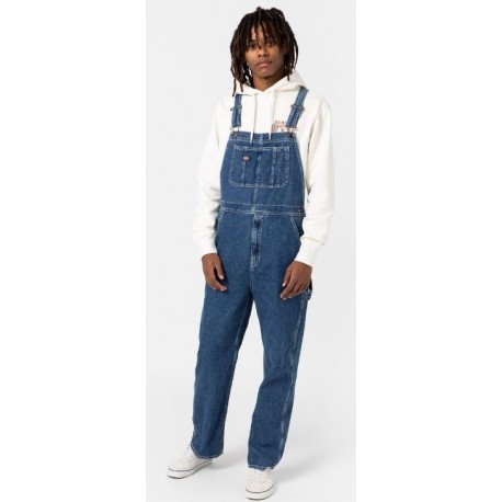 Dickies Men's Classic Denim Bib Overalls - Breizh Rider