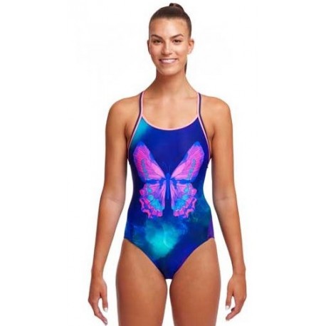 Women's 1 Piece Swimsuit FUNKITA Diamond Back One Fly Baby