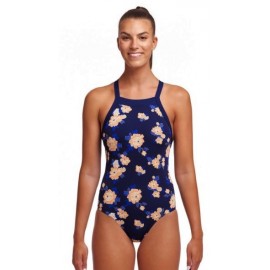 Maillot de bain 1 Piece Femme FUNKITA Sky Hi Rose Water