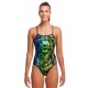 Women's 1 Piece Swimsuit FUNKITA Single Strap Lion EyesMacaw Magic