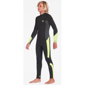 Billabong Junior Wetsuit Absolute Chest Zip 5/4mm Lagoon