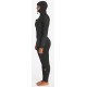 Billabong Synergy Women Wetsuit Hood Front Zip 5/4mm Wild Black